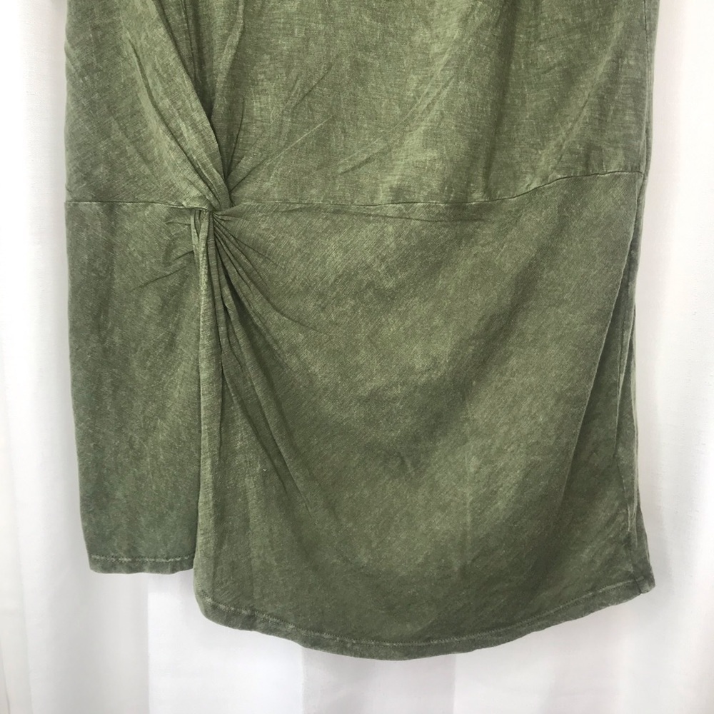 NWT Anthropologie Green Acid Short Sleeve Top - Picture 10 of 16